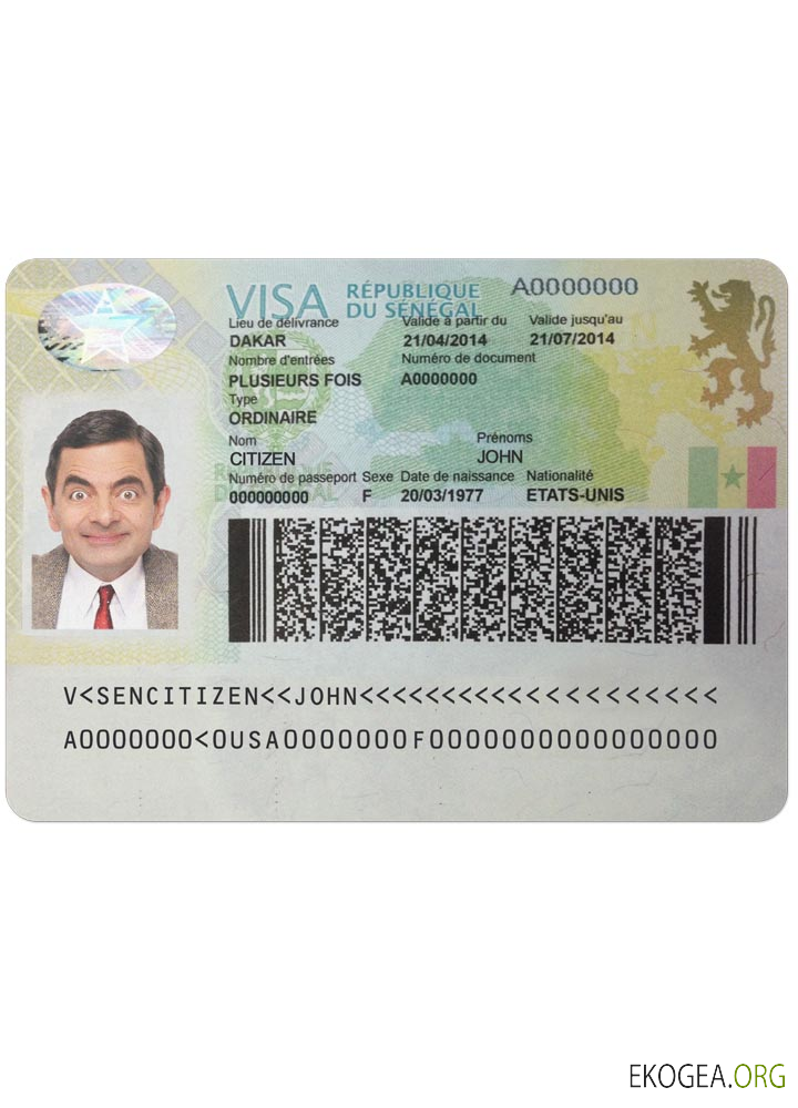 Visa SÉNÉGAL